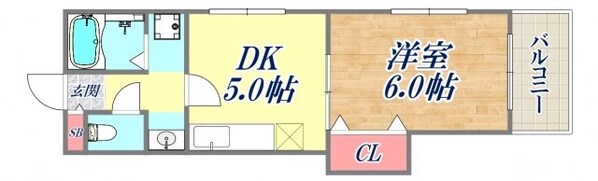 ハイツサンローランの物件間取画像